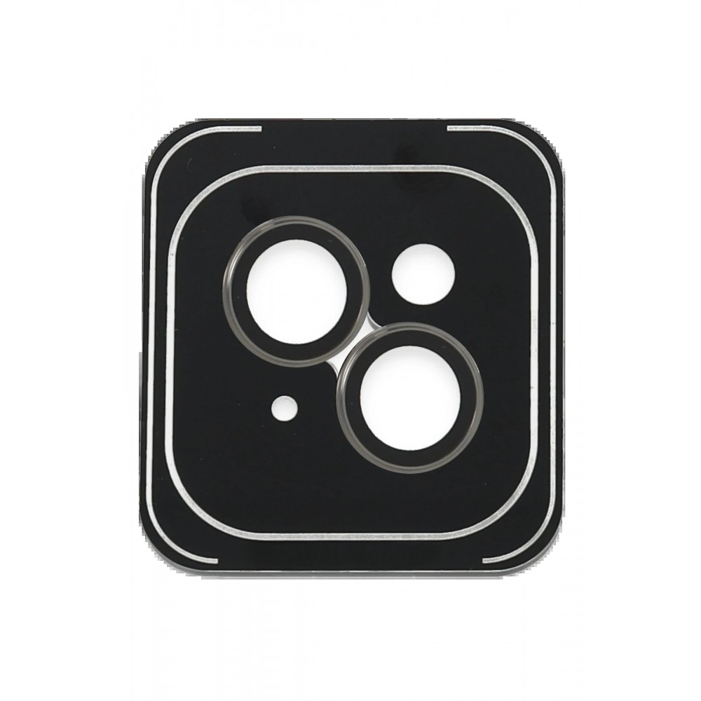 iPhone 15 PVD Metal Kamera Lens - Titan Gri-(5796)