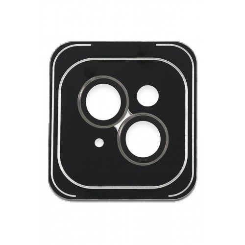 iPhone 15 PVD Metal Kamera Lens - Titan Gri-(5796)