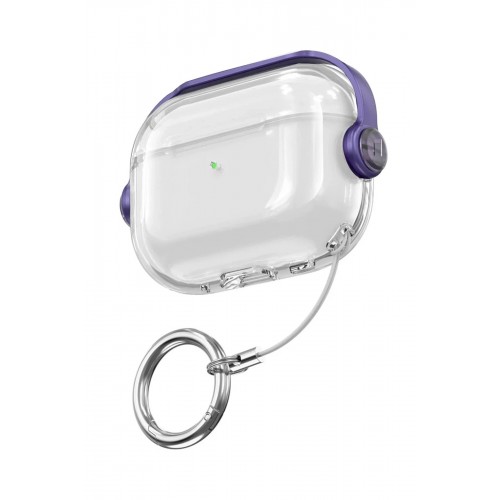 Airpods Pro 3 (3.nesil) Tema Kılıf - Mor-(5796)