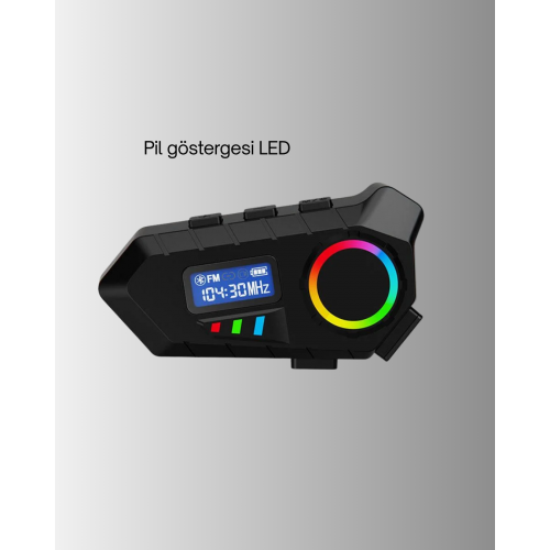 Bluetooth 5.4 İnterkom IP65 Toz ve Su Geçirmez LED Göstergeli Bluetooth 5.4 İnterkom IP65 Toz ve Su Geçirmez LED Göstergeli