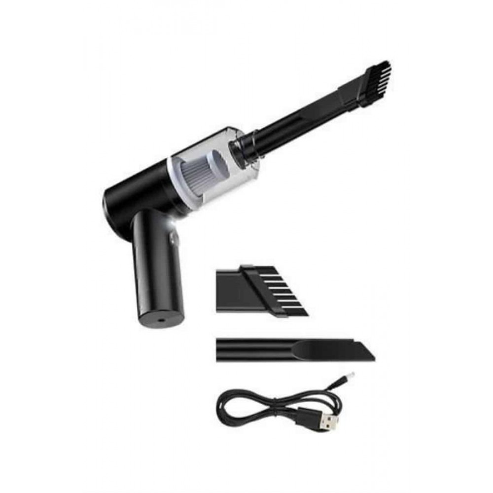 Şarjlı Çok Fonksiyonlu El Süpürgesi Mini Vakumlu Araç Süpürgesi