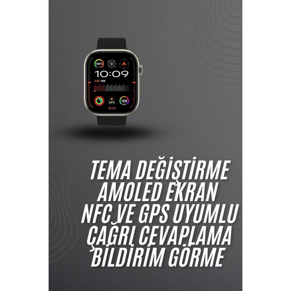 Akıllı saat 2.02 inch Nabız Ölçer Arama Konuşma Müzik Dinleme