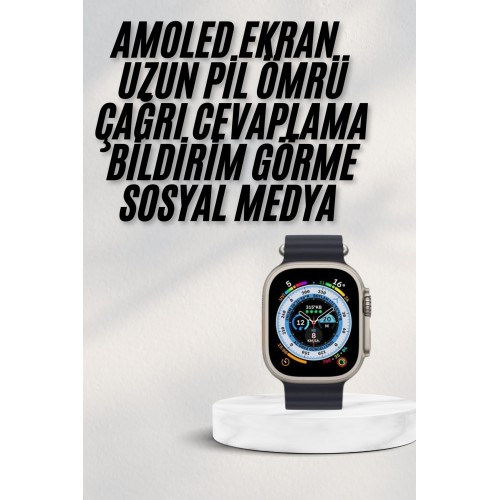 2025 Yeni Model Akıllı Saat Android ve İOS Uyumlu Çağrı Cevaplama