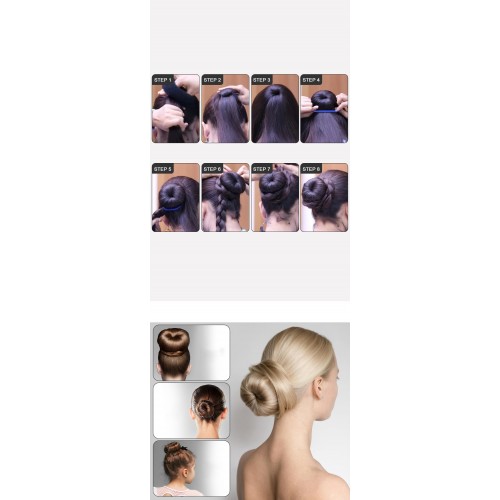 Turk Saç Topuz Süngeri SARI 10 METRE Forero Design