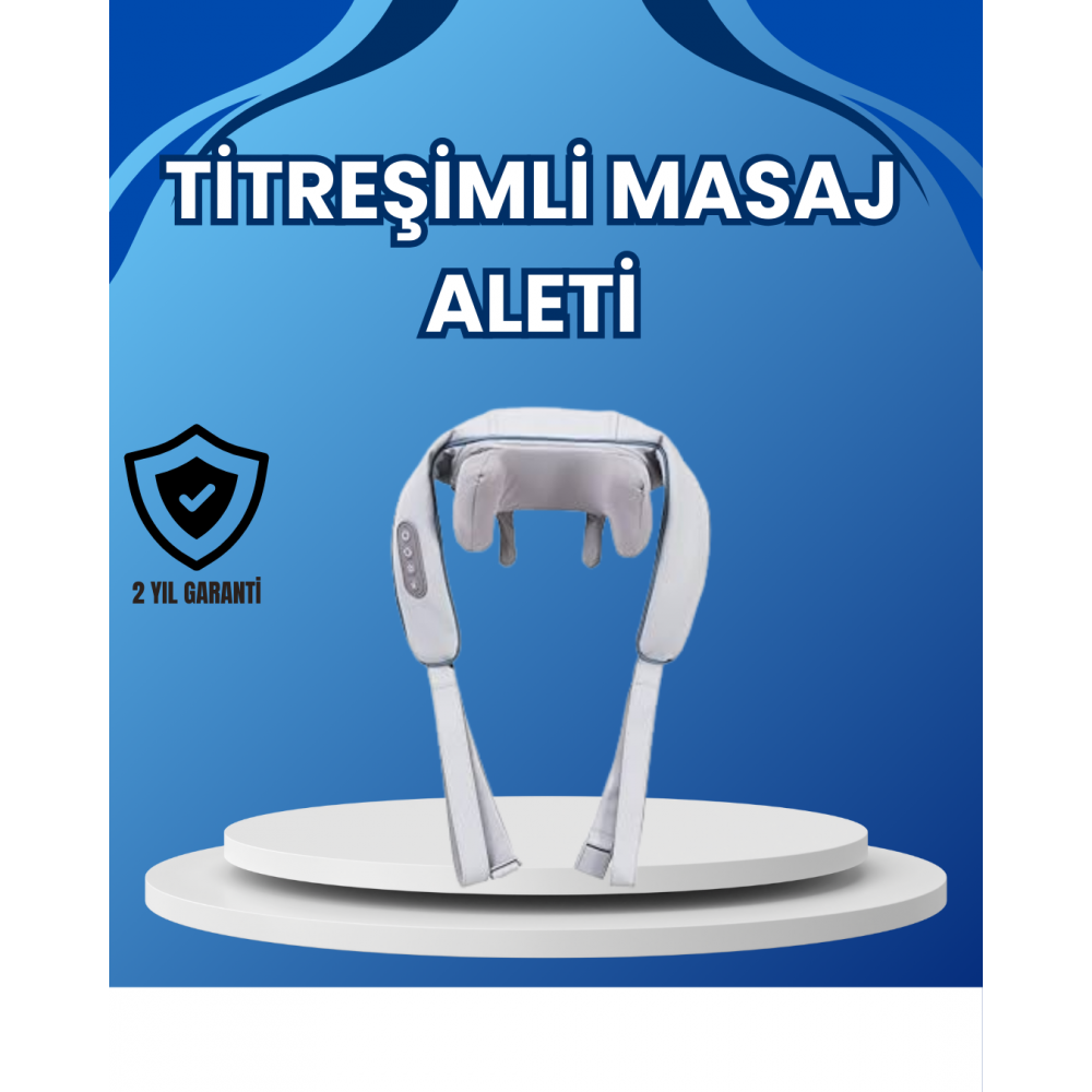 Şarjlı Boyun ve Omuz Masaj Aleti | 3D Yoğurma Teknolojisi