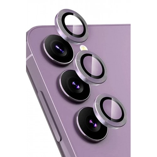 Samsung Galaxy S24 FE Raze Metal Kamera Lens - Mor-(5796)
