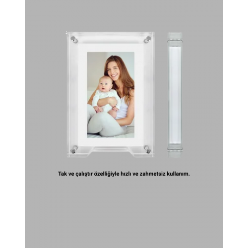 Hediyelik Dijital Çerçeve – 7 İnç IPS Ekranlı 4GB Hafızalı Hoparlörlü Hediyelik Dijital Çerçeve – 7 İnç IPS Ekranlı 4GB Hafızalı Hoparlörlü