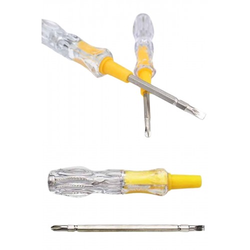 Çift Uçlu Kontrol Kalemi Elektrik Test Kalemi Şeffaf