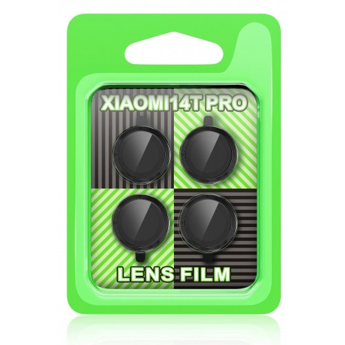 Xiaomi Mi 14T Pro Raze Metal Kamera Lens - Siyah-(5796)