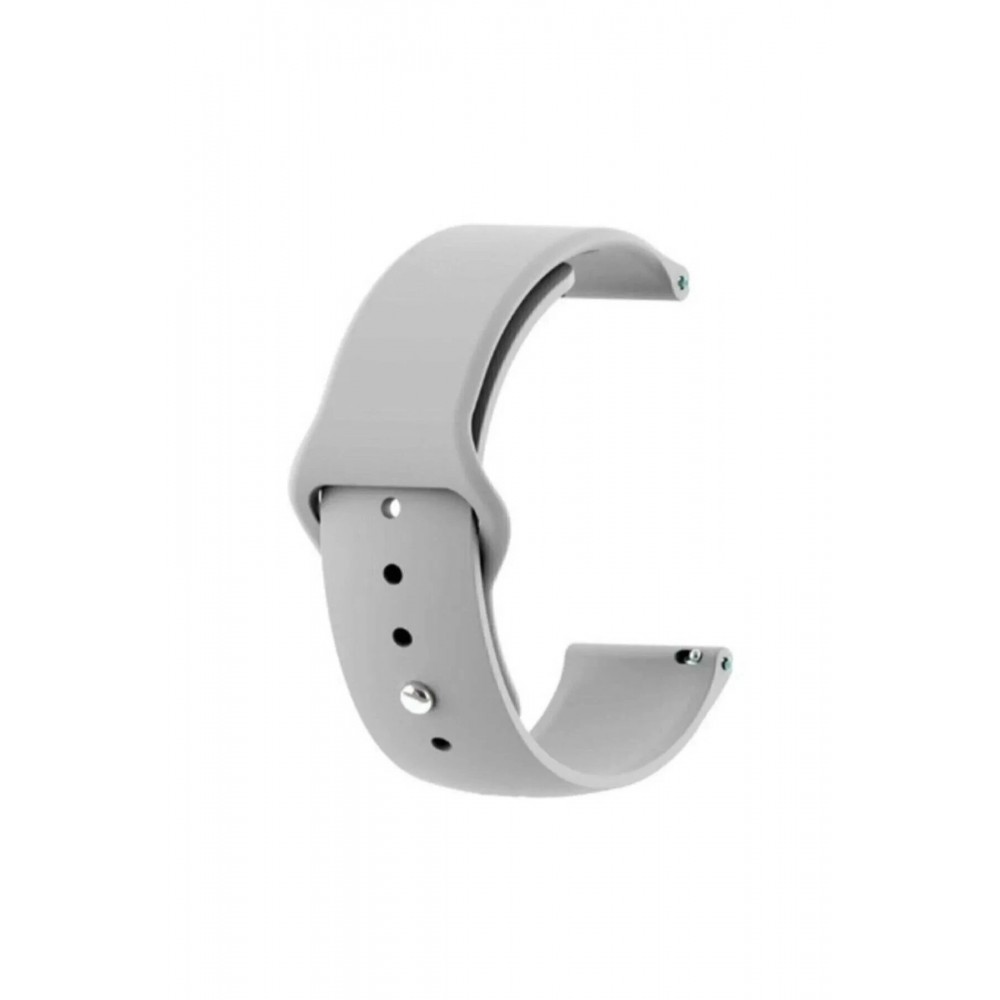 Huawei GT4 41mm 18mm Klasik Kordon - Açık Gri-(5796)
