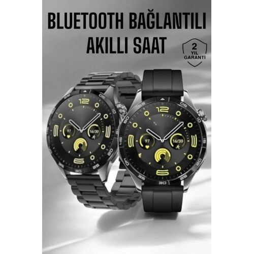 Akıllı Saat Sesli Görüşme NFC Uyumlu Bildirim Görme ve Uyku ve Sağlık Takibi