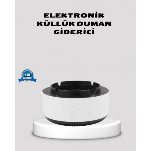 Hava Temizleyici Küllük – Sigara Dumanı Filtreli Sessiz Çalışan Şık Tasarım