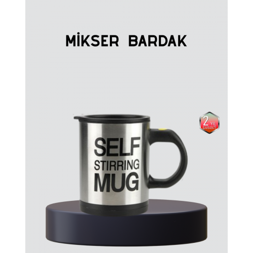 Otomatik Karıştıran Akıllı Kupa – Paslanmaz Çelik Isı Korumalı