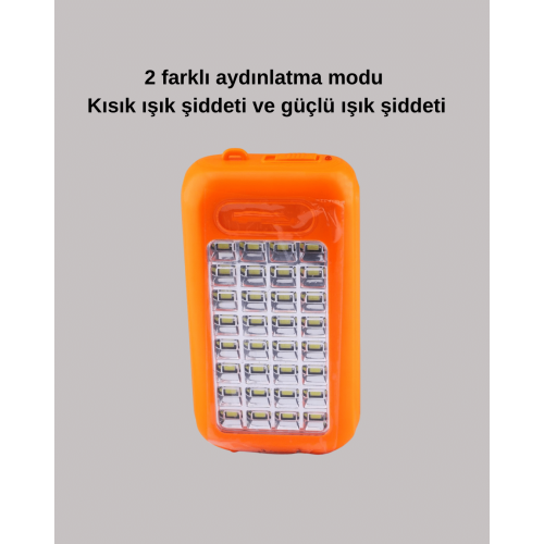 Güneş Paneli Destekli Powerbank ve LED Işıldak – 10000 mAh Çift USB Outdoor Kullanım İçin