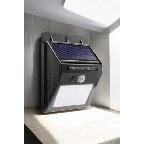 Solar Lamba Giriş Bahçe Yol Avlu Hareket Sensörlü Led Parlak Gece Su Geçirmez