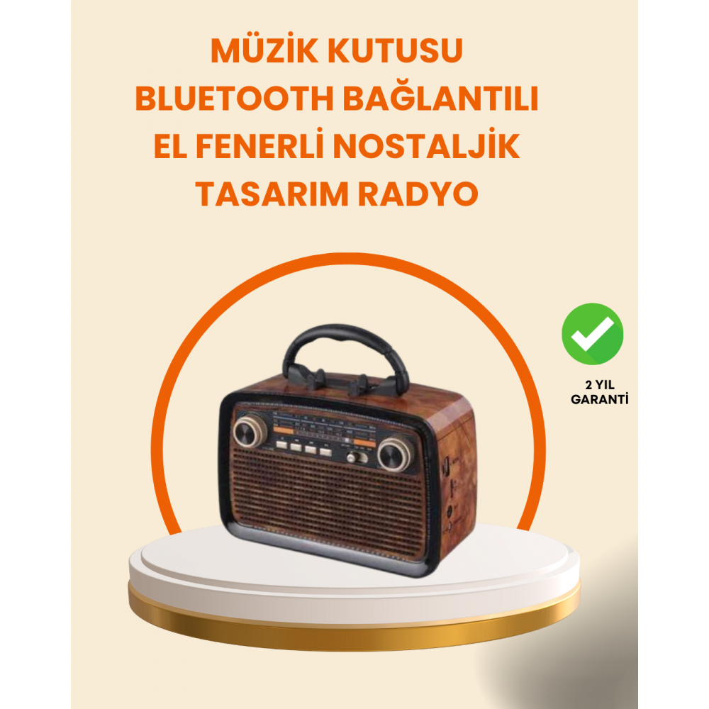Bluetooth Hoparlör – Kablosuz Bağlantı Geniş Ses Alanı Radyo Destekli Hafif ve Taşınabilir
