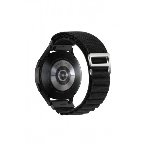 Watch 20mm KR410 Kumaş Kordon - Siyah-(5796)