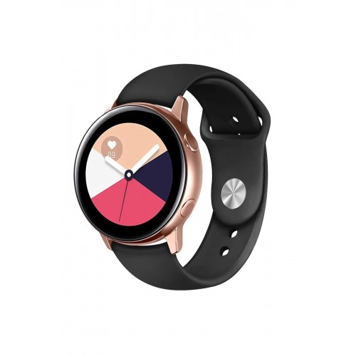 Watch 20mm Klasik Kordon - Siyah-(5796)