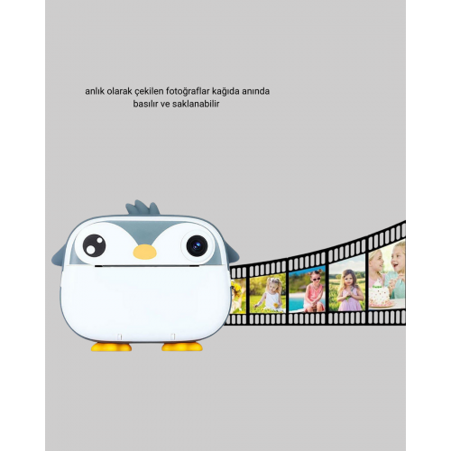 Çocuk Fotoğraf Makinesi Termal Baskılı Anında Çıktı HD Video Kayıtlı Çocuk Fotoğraf Makinesi Termal Baskılı Anında Çıktı HD Video Kayıtlı
