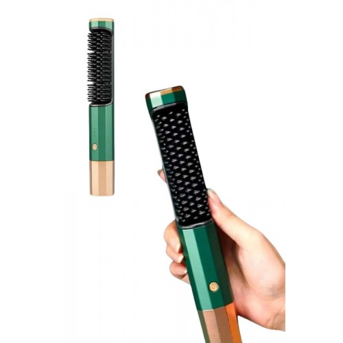 Üflemeli Saç Düzleştirici Fön Tarak Yüksek Isı Ayarlı İyon Özellikli