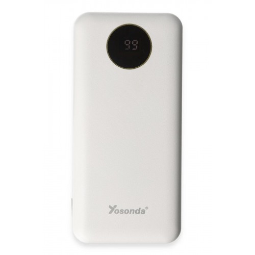 Yosonda A70 4in1 30.000 mAh Powerbank - Beyaz-(5796)