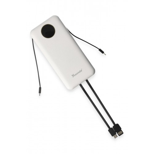 Yosonda A70 4in1 30.000 mAh Powerbank - Beyaz-(5796)