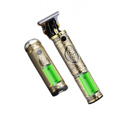 Tıraş Makinesi Pro 3 Başlıklı Dijital Göstergeli Saç Sakal Kulak ve Burun