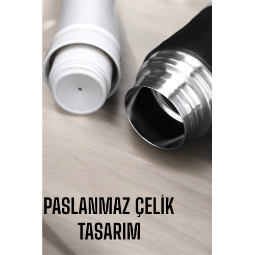 Şık ve Dayanıklı 3 Bardaklı Termos Seti Uzun Süre Isı Koruma Özellikli