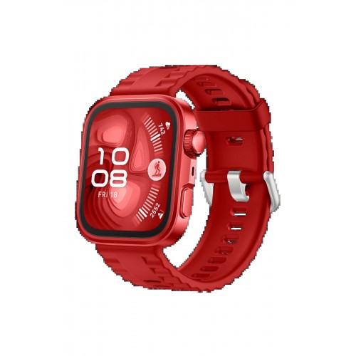 Huawei Fit 4 Nova Silikon Kordon - Kırmızı-(5796)