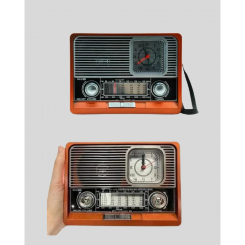 Dekoratif Vintage Radyo – Klasik Görünüm Modern Fonksiyon ve Uzun Ömürlü Kullanım
