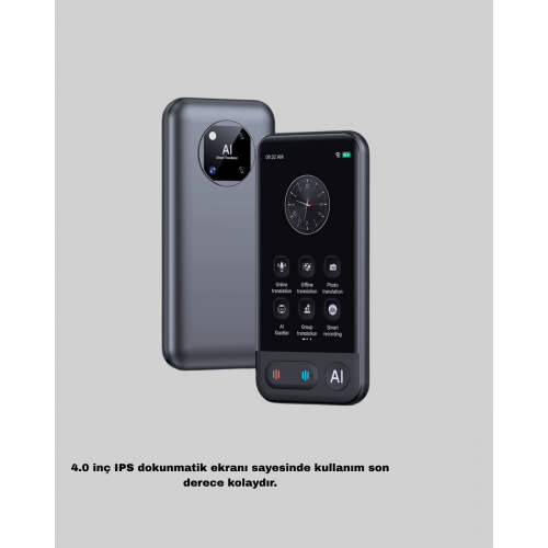 Taşınabilir Akıllı Tercüme Cihazı – Gerçek Zamanlı Ses ve Metin Çevirisi