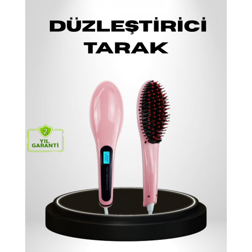 Seramik Plakalı Elektrikli Saç Düzleştirici – Hızlı Isınma Uzun Kablo 25W–39W Güç