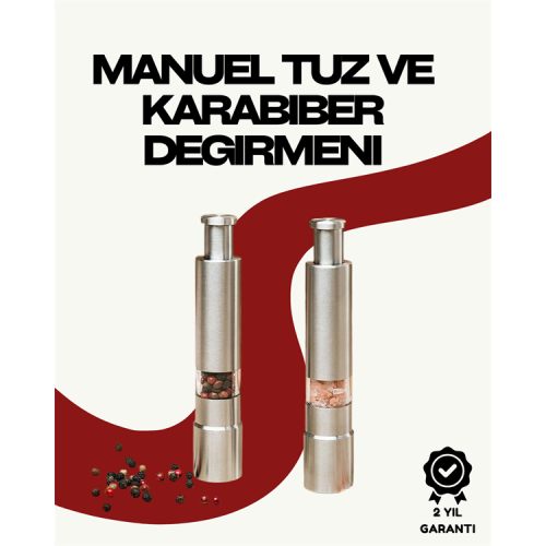 Hafif ve Kompakt Taşınabilir Baharat Öğütücü - Mutfak ve Masa için