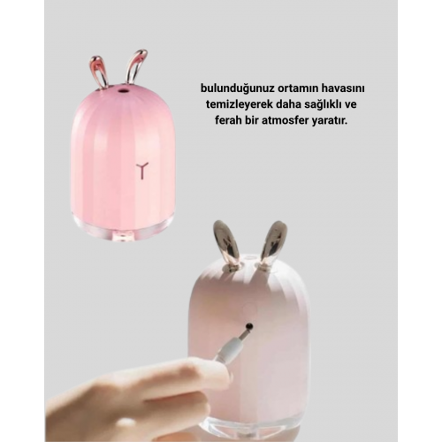 Ultrasonik Hava Nemlendirici – Sessiz Çalışan Su Bazlı Ferahlatıcı Buhar Difüzör