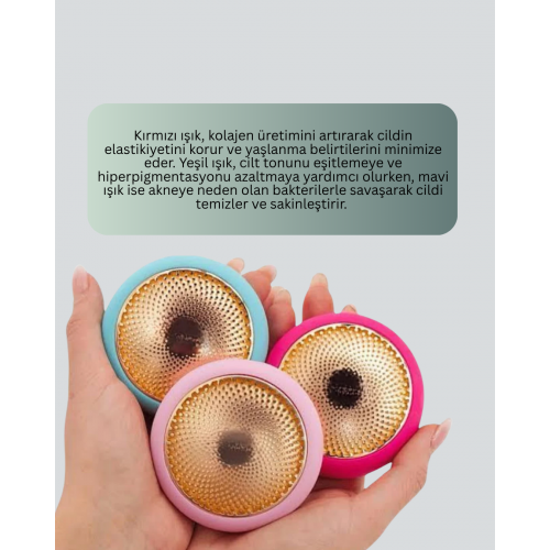 Gelişmiş LED ve Termoterapi Teknolojili UFO Mini Cilt Yenileyici