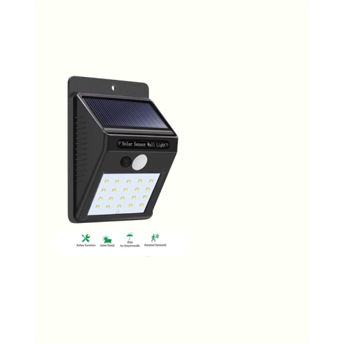 Kablosuz Solar LED Lamba | Bahçe Veranda Merdiven Işığı Otomatik Aç-Kapa Sensörlü