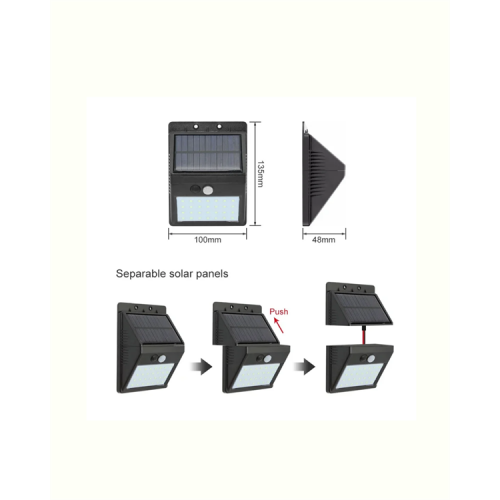 Kablosuz Solar LED Lamba | Bahçe Veranda Merdiven Işığı Otomatik Aç-Kapa Sensörlü