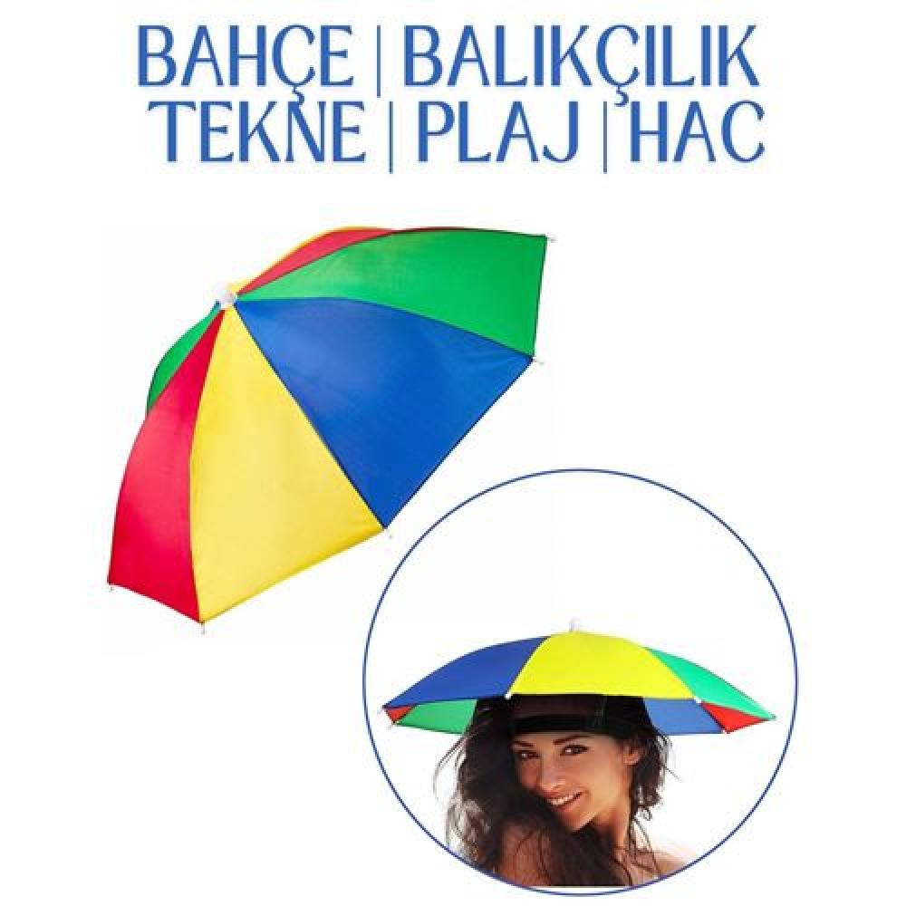 HSNET Relax Eller Serbest 4 Mevsim Kafa Şemsiyesi