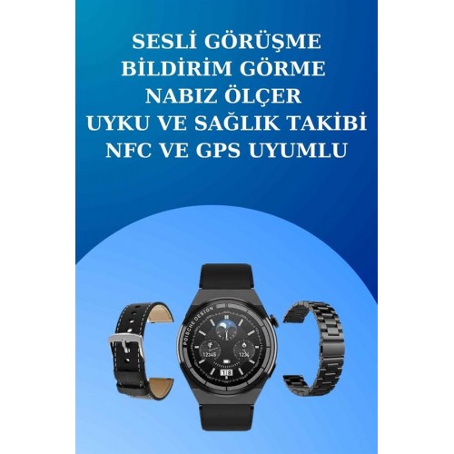 Akıllı Saat ve Kulaklık Seti Dokunmatik Ekran 5.0 Bluetooth Bağlantılı Sesli Görüşme