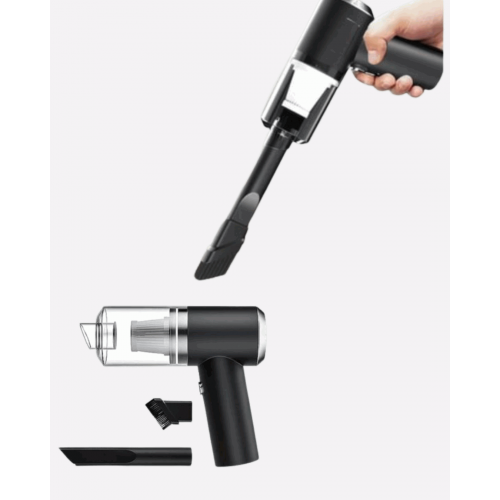 Taşınabilir Vakumlu Araç Süpürgesi – Katlanabilir Sap Yıkanabilir Filtre 120W Motor