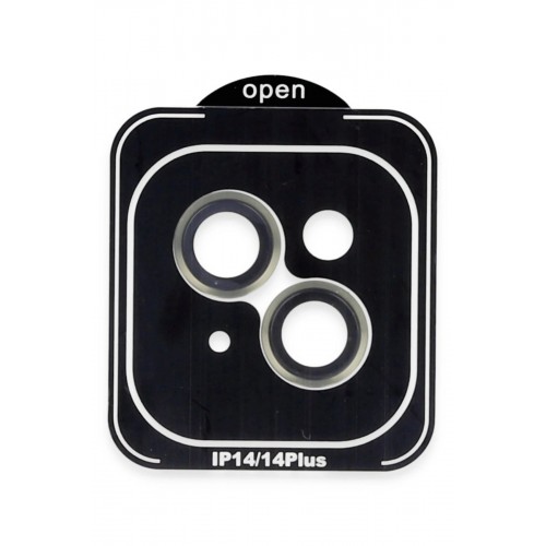 iPhone 14 PVD Metal Kamera Lens - Yeşil-(5796)