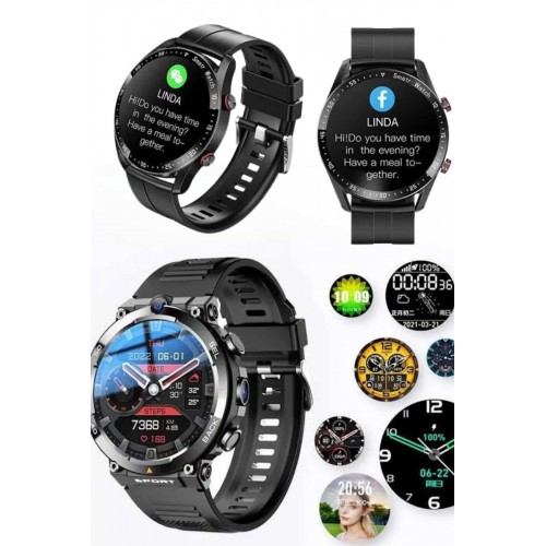 Akıllı Saat 3 Kordon Akıllı Saat Android ve İOS Uyumlu Uzun Ömürlü Titreşimli