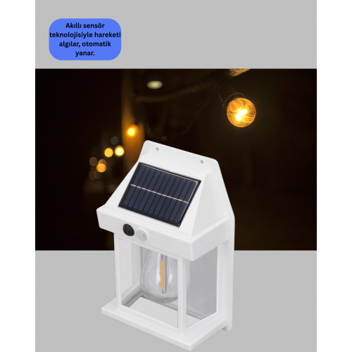 Sensörlü Solar Led Dış Duvar Aydınlatma Sensörlü Solar Led Dış Duvar Aydınlatma