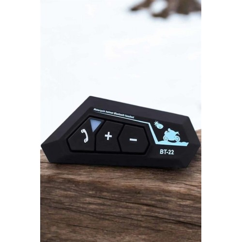 İnterkom Intercom Kask Kulaklık Bt22 Bluetooth Motosiklet Kulaklık 5.0 Bluetooth