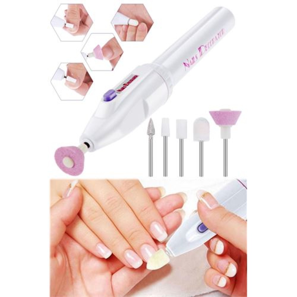 Turk Manikür Pedikür Tırnak Törpü Seti Pilli