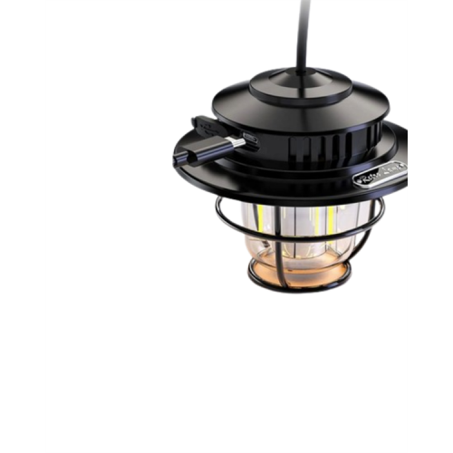 USB Şarjlı Retro LED Kamp Feneri – 4 Işık Modu Su Geçirmez Taşınabilir