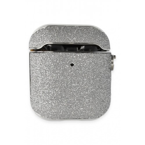 Airpods 2 (2.nesil) Spell Simli Kılıf - Gümüş-(5796)