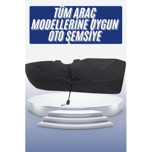 Oto Ön Cam Güneşliği Otomatik Katlanabilir Gölgelik Oto Cam Şemsiye