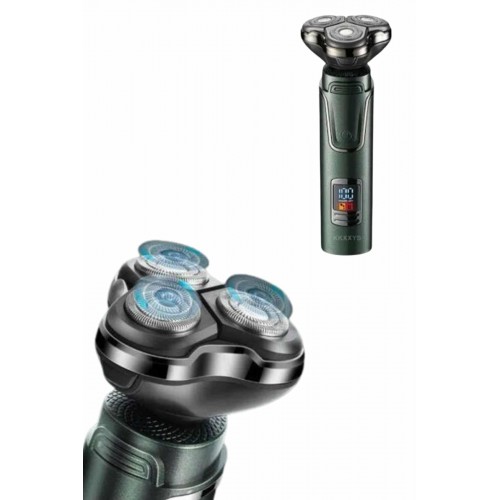 Dijital Göstergeli 3 Başlıklı Tıraş Makinesi Islak Kuru Lazer Öncesi Günlük