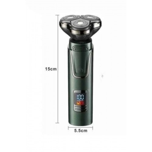 Dijital Göstergeli 3 Başlıklı Tıraş Makinesi Islak Kuru Lazer Öncesi Günlük